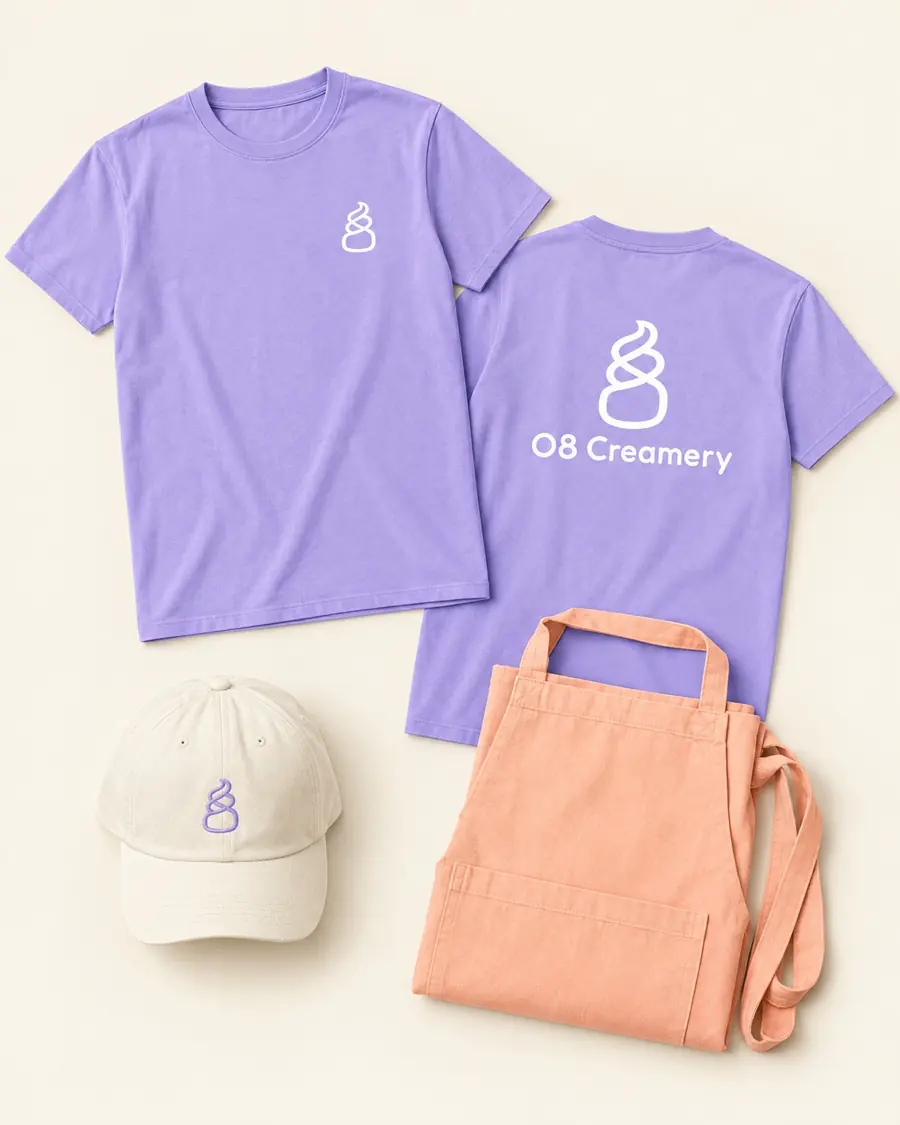 زي الفريق من O8 Creamery